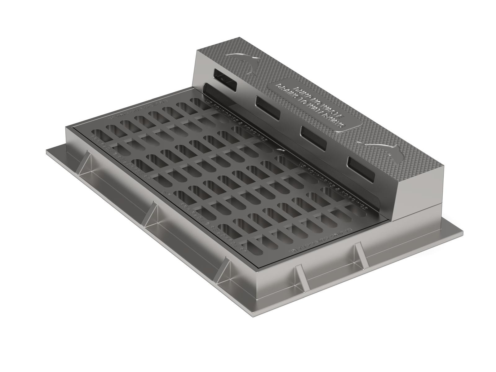 Anti-Slip Modular Drainage Grate – Safety Design